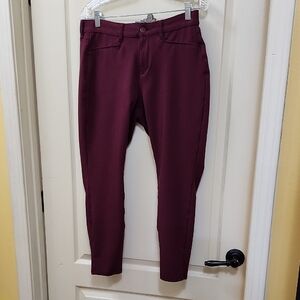 BOUTIQUE PLUM PURPLE STRETCH PANTS